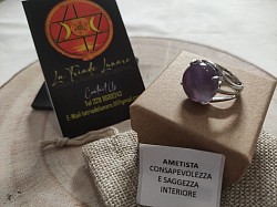 Anello Tondo Ametista