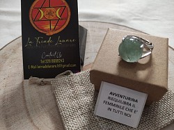 Anello Tondo Avventurina